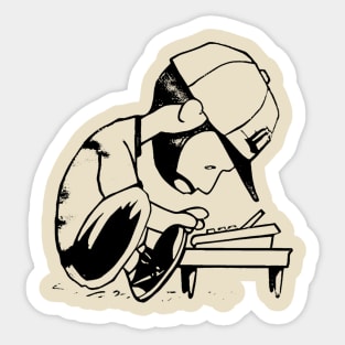 J Dilla Sketch Sticker